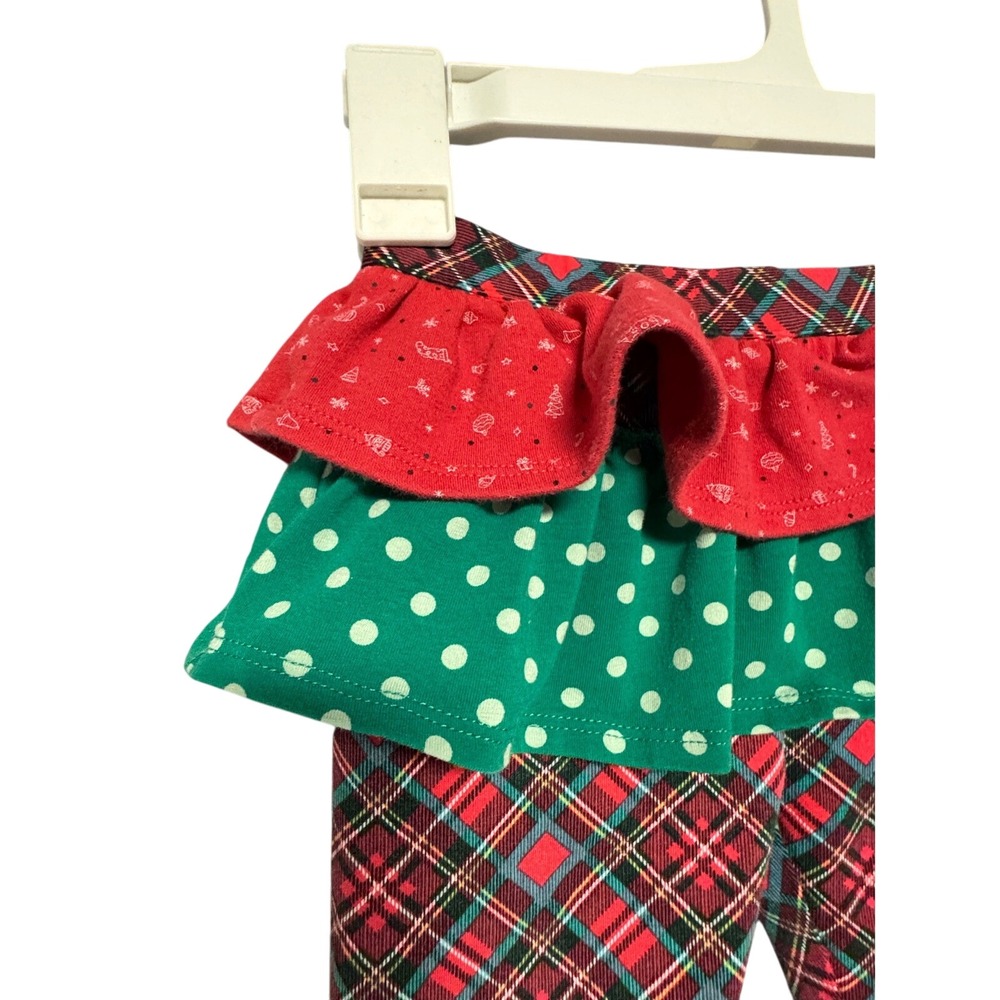 Matilda Jane Ruffle Run Run Rudolph Leggings Christmas Baby Girls 12 18 Months - Picture 5 of 8